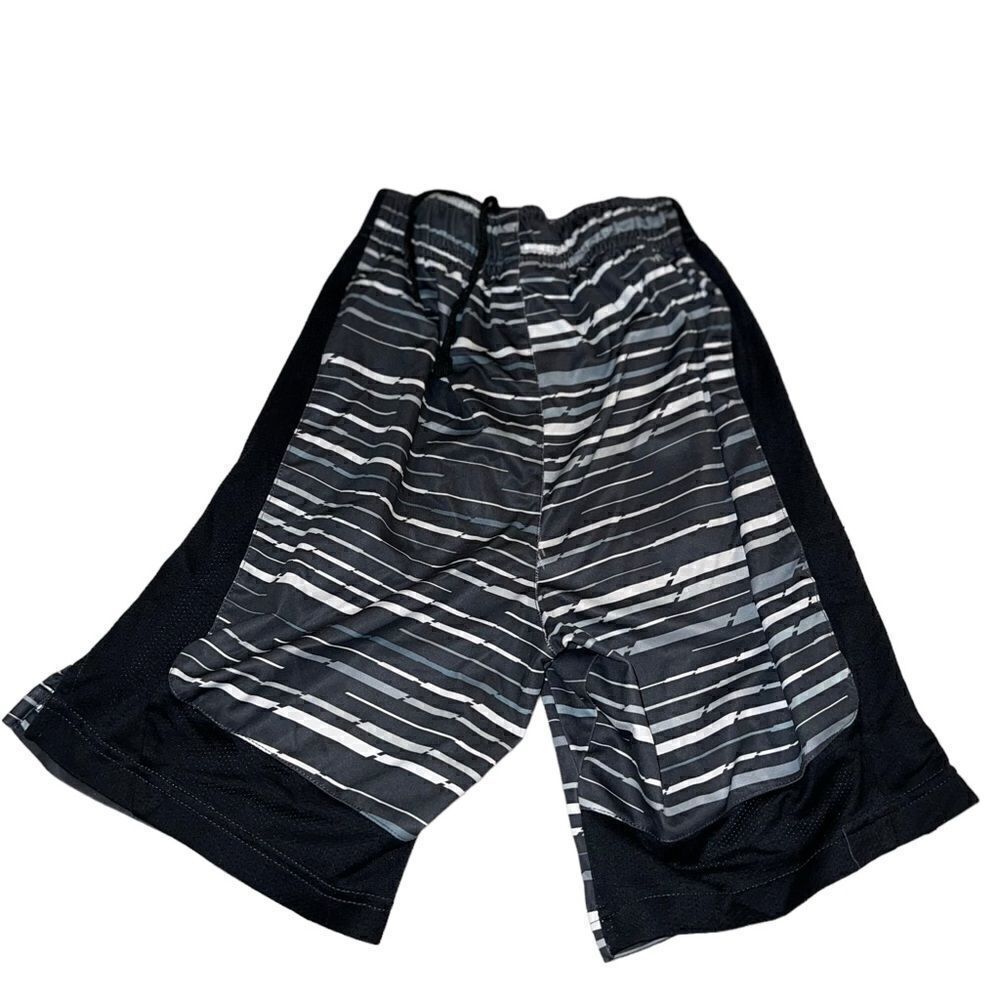 Nike Drifit black, grey and white basketball‎ shorts youth size small
